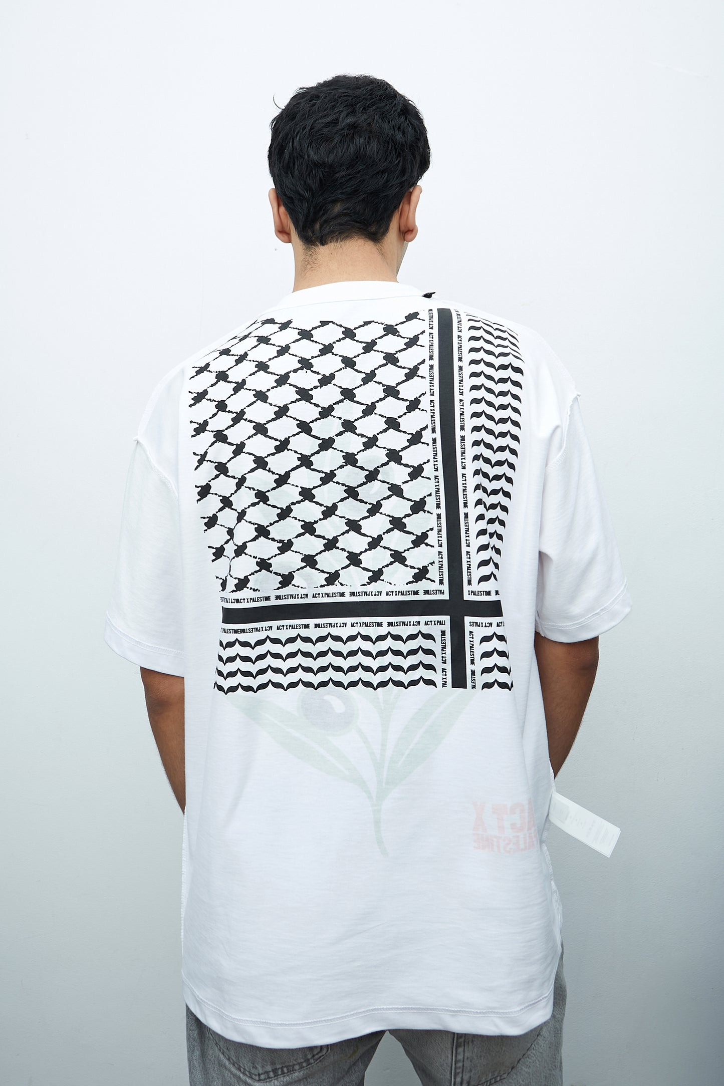 CAMISETA BLANCA – ACT X PALESTINE