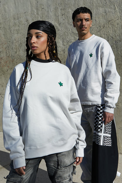 SUDADERA BEIGE - ACT X PALESTINE