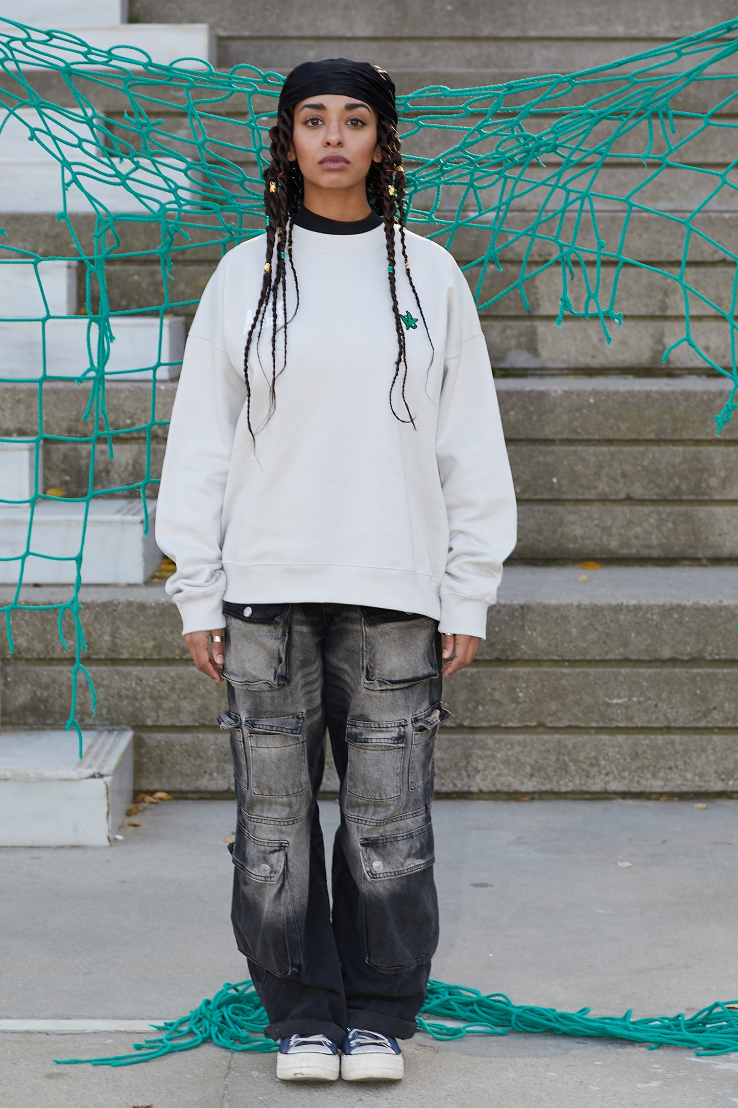 SUDADERA BEIGE - ACT X PALESTINE