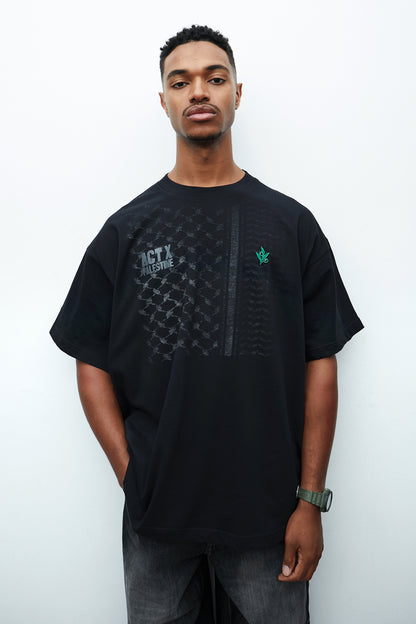 CAMISETA NEGRA – ACT X PALESTINE