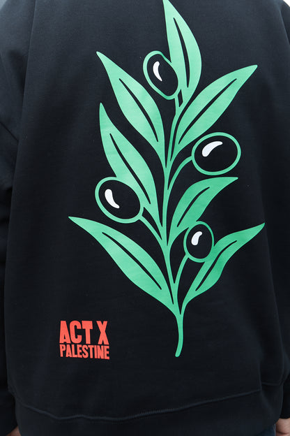 SUDADERA NEGRA – ACT X PALESTINE