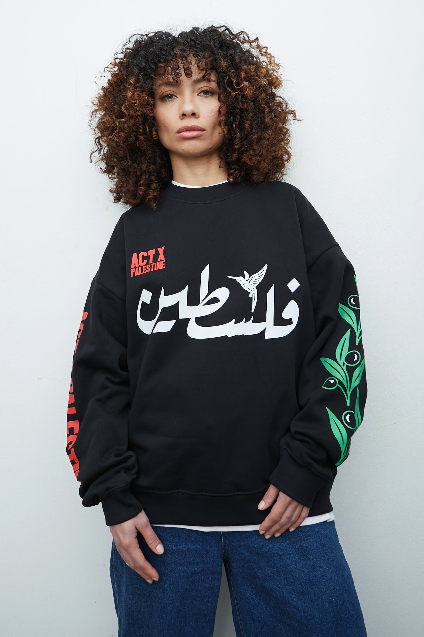 SUDADERA NEGRA – ACT X PALESTINE